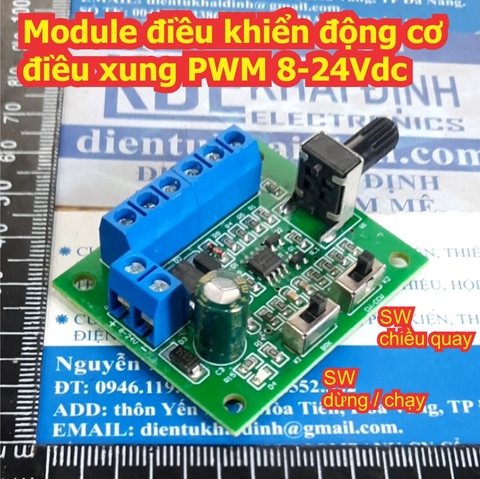 Module điều khiển động cơ điều xung PWM 8-24Vdc kde8533