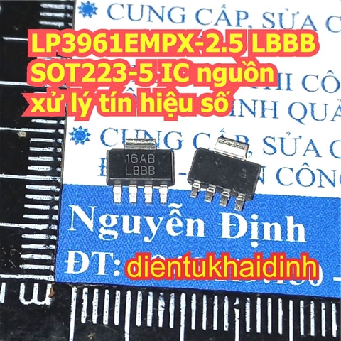 LP3961EMPX-2.5 LBBB SOT223-5 IC nguồn xử lý tín hiệu số kde8824