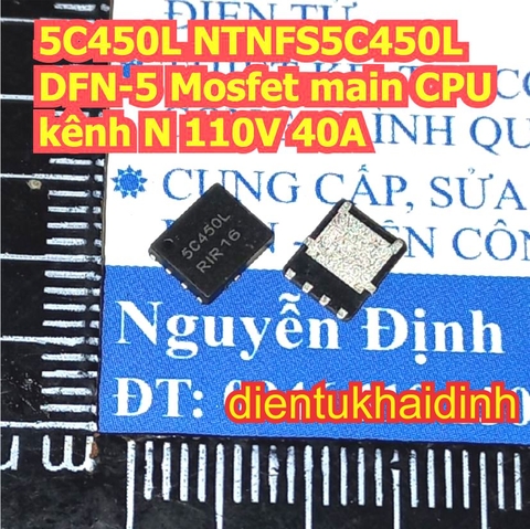 5C450L NTNFS5C450L DFN-5 Mosfet main CPU kênh N 110V 40A kde8827