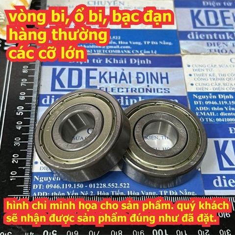 Vòng bi ổ bi bạc đạn nắp sắt ZZ 6201 6205 6207 6900 6902 6907 6000 6001 6006 6303 6011 6815 hàng thường kde9358