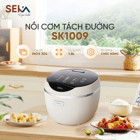 NỒI CƠM ĐIỆN SK1009  – CƠM NGON, SỐNG KHỎE, BẾP SANG!