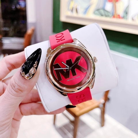 Michael Kors Janelle |Nữ Giới |Rose Gold |Dây Silicone Hồng |Máy Pin (Quartz) |Size 40mm