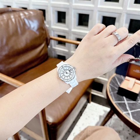 Coach Preston 14503462 |Nữ Giới |Silver |Dây Đá Ceramic Trắng |Máy Pin (Quartz) |Size 32mm