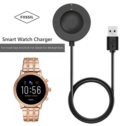 Dây sạc |Đế sạc |Cáp sạc Pin đồng hồ thông minh Fossil Model Gen 4/5/6 (Phụ kiện Smartwatch)