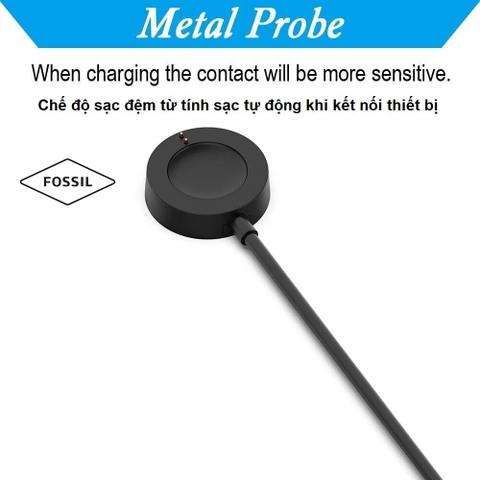 Dây sạc |Đế sạc |Cáp sạc Pin đồng hồ thông minh Fossil Model Gen 4/5/6 (Phụ kiện Smartwatch)