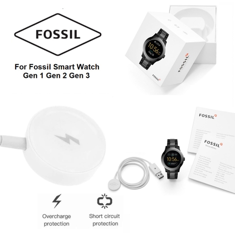 Dây sạc |Đế sạc |Cáp sạc Pin đồng hồ thông minh Fossil Model Gen 1/2/3 (Phụ kiện Smartwatch)