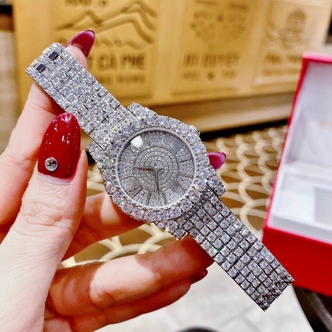 Chopard L'Heure Du Diamant |Nữ Giới |Mặt Tròn |Full Đá |Dây Kim Loại |Máy Pin (Quartz) |Size 32mm
