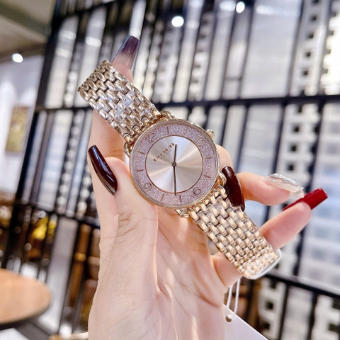 Coach Elliot |Nữ Giới |Mặt Đính Đá |Dây Kim Loại Rose Gold |Máy Pin (Quartz) |Size 36mm
