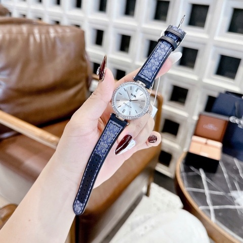 Coach Pretty In Every Little |Nữ Giới |Đính Đá |Dây Canvas Xanh Dương |Máy Pin (Quartz) |Size 32mm