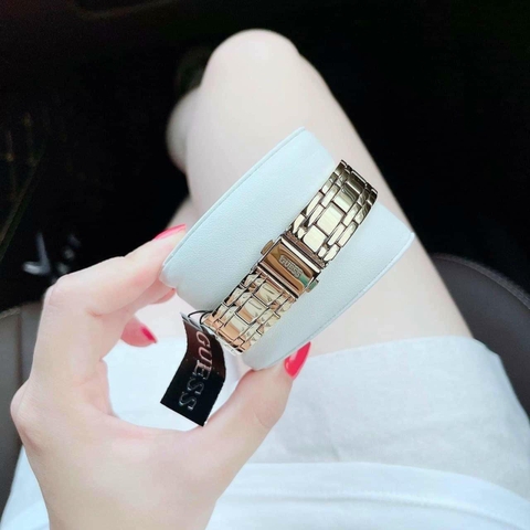 Guess Afterglow |Nữ Giới |Đính Đá Pha Lê |Dây Kim Loại Vàng Gold |Máy Pin (Quartz) |Size 36mm
