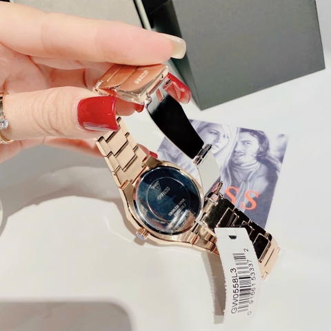 Guess Duke |Nữ Giới |Mặt Vuông |Dây Kim Loại Rose Gold |Máy Pin (Quartz) |Size 40mm