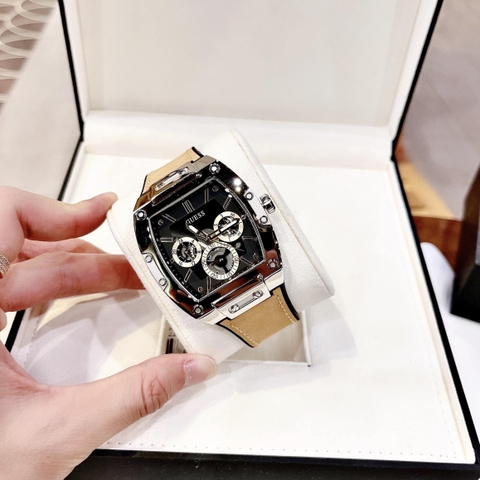 Guess Phoenix |Nam Giới |Chronograph |Dây Cao Su Nâu |Máy Pin (Quartz) |Size 43x51mm