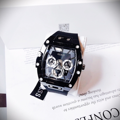 Guess Phoenix |Nam Giới |Chronograph |Dây Sillicone Đen |Máy Pin (Quartz) |Size 43x51mm