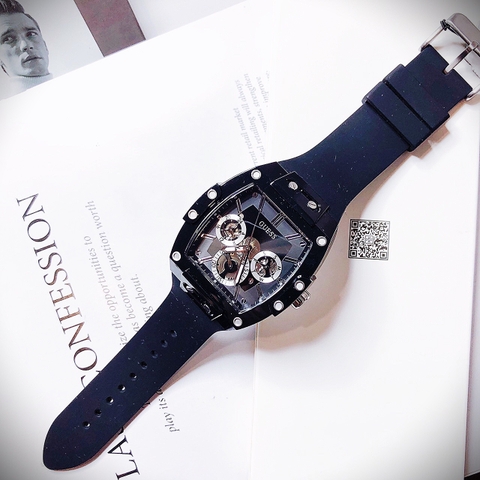 Guess Phoenix |Nam Giới |Chronograph |Dây Sillicone Đen |Máy Pin (Quartz) |Size 43x51mm