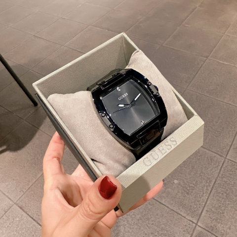 Guess Phoenix |Nam Giới |Mặt Chữ Nhật |Dây Cao Su Đen |Máy Pin (Quartz) |Size 43x51mm