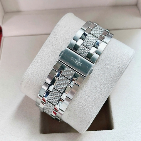 Guess Multi-Function |Nam Giới |6 Kim |Dây Kim Loại Trắng Silver |Máy Pin (Quartz) |Size 44mm