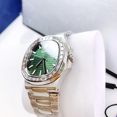 Hanboro Nautilus |Nam Giới |Mặt Xanh Lá |Dây Kim Loại |Máy Cơ (Automatic) |Size 40mm