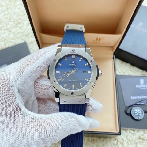 Hublot Classic Fusion |Nam Giới |Silver |Dây Silicone Xanh |Máy Cơ (Automatic) |Size 42mm