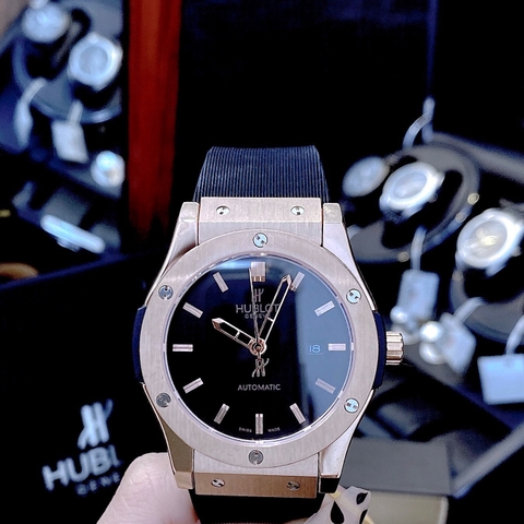 Hublot Classic Fusion |Nam Giới |Rose Gold |Dây Silicone Đen |Máy Cơ (Automatic) |Size 42mm
