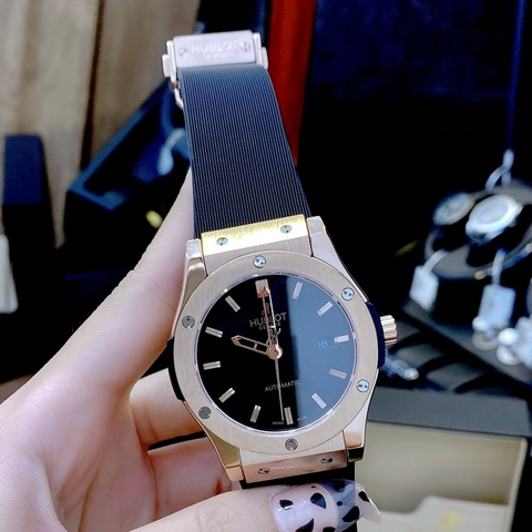 Hublot Classic Fusion |Nam Giới |Rose Gold |Dây Silicone Đen |Máy Cơ (Automatic) |Size 42mm