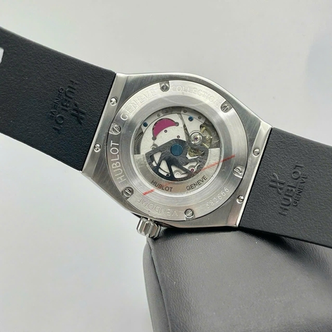 Hublot Classic Orlinski |Nam Giới |Silver |Dây Silicone Đen |Máy Cơ (Automatic) |Size 42mm