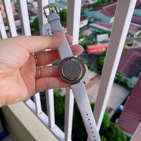 Michael Kors Averi |Nữ Giới |Mặt Xoay |Dây Da Trắng |Máy Pin (Quartz) |Size 33mm