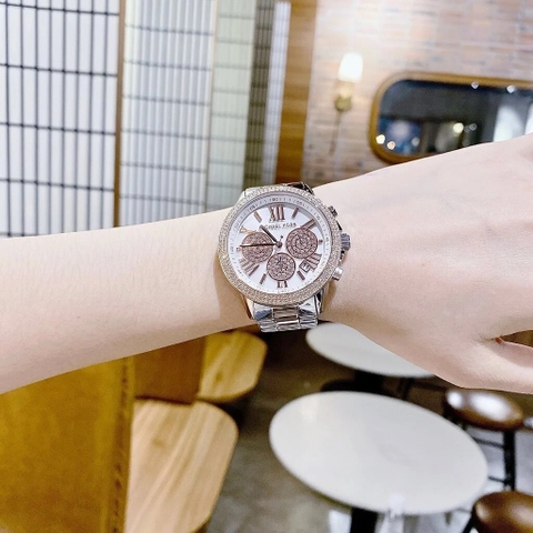 Michael Kors Bryn |Nữ Giới |Chronograph |Dây Kim Loại Demi Rose |Máy Pin (Quartz) |Size 40mm