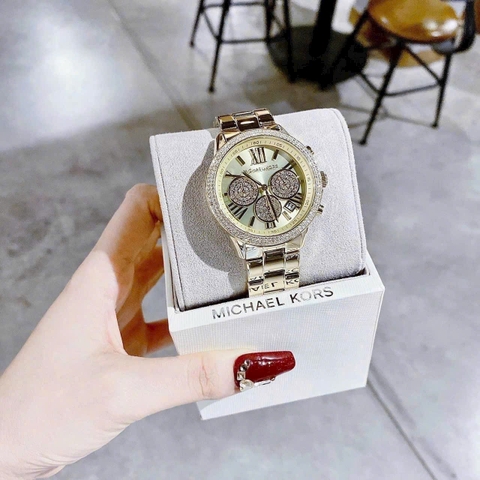Michael Kors Bryn |Nữ Giới |Chronograph |Dây Kim Loại Vàng Gold |Máy Pin (Quartz) |Size 40mm