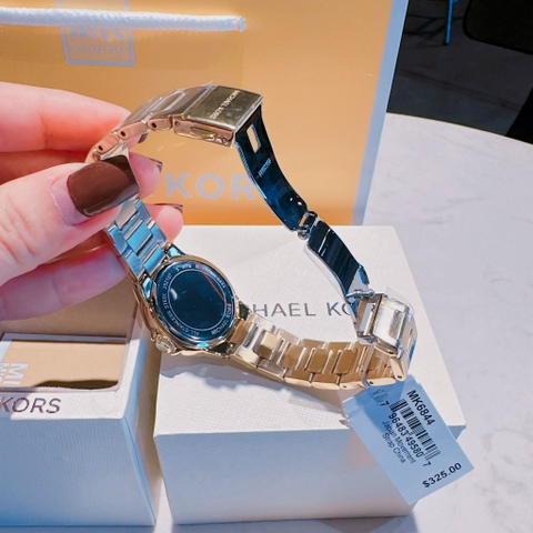 Michael Kors Camille |Nữ Giới |Mặt Trắng |Dây Kim Loại Vàng Gold |Máy Pin (Quartz) |Size 33mm