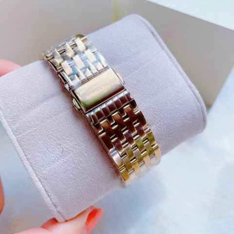 Michael Kors Darci |Nữ Giới |Đính Đá Swarovski |Dây Kim Loại Vàng Gold |Máy Pin (Quartz) |Size 39mm