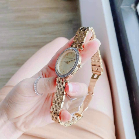 Michael Kors Darci |Nữ Giới |Đá Vàng Gold |Dây Kim Loại |Máy Pin (Máy Quartz) |Size Vừa 33mm