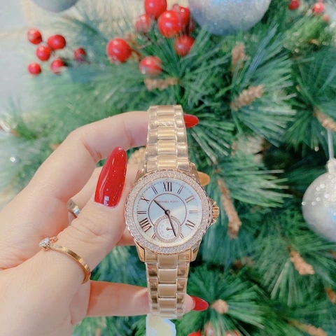 Michael Kors Everest |Nữ Giới |Rose Gold |Dây Kim Loại |Máy Pin (Máy Quartz) |Size Vừa 33mm