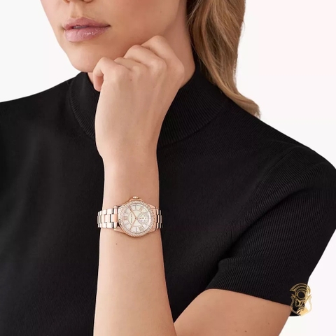 Michael Kors Everest |Nữ Giới |Rose Gold |Dây Kim Loại |Máy Pin (Máy Quartz) |Size Vừa 33mm