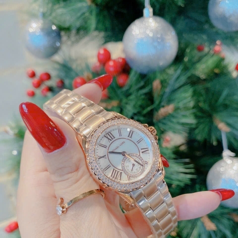 Michael Kors Everest |Nữ Giới |Rose Gold |Dây Kim Loại |Máy Pin (Máy Quartz) |Size Vừa 33mm