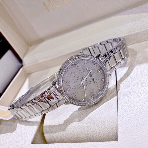 Micheal Kors Pyper |Nữ Giới |Mặt In Họa Tiết Logo Xám |Dây Kim Loại |Máy Pin (Quartz) |Size 36mm