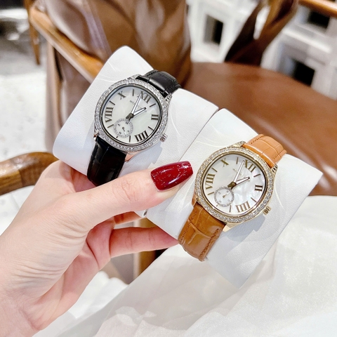 Micheal Kors Sage |Nữ Giới |Vàng Gold |Dây Da Màu Nâu |Máy Pin (Quartz) |Size 36mm