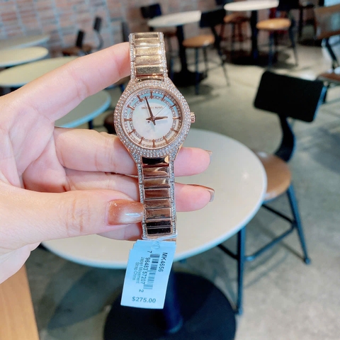 Micheal Kors Sylvia |Nữ Giới |Mặt Đính Đá |Dây Kim Loại Rose Gold |Máy Pin (Quartz) |Size 33mm