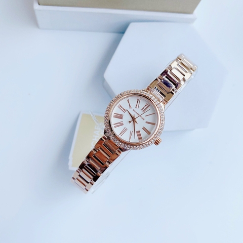 Micheal Kors Taryn |Nữ Giới |Mặt Số La Mã |Dây Kim Loại Rose Gold |Máy Pin (Quartz) |Size 30mm