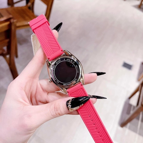 Michael Kors Janelle |Nữ Giới |Rose Gold |Dây Silicone Hồng |Máy Pin (Quartz) |Size 40mm