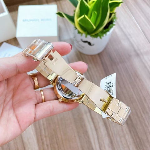 Michael Kors Jaryn |Nữ Giới |Mặt In Hoa |Dây Kim Loại Vàng Gold |Máy Pin (Quartz) |Size 38mm