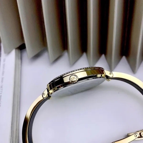 Michael Kors Jaryn |Nữ Giới |Vàng Gold |Lắc Tay Đen |Máy Pin (Quartz) |Size 36mm