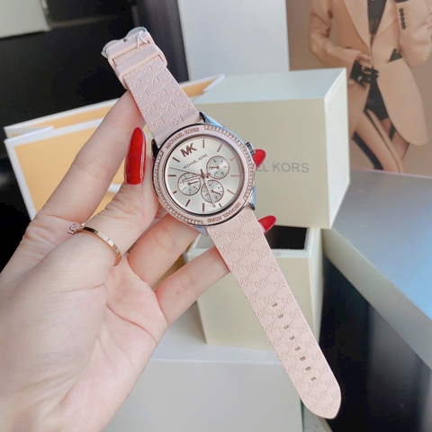Michael Kors Jessa |Nữ Giới |Chronograph |Dây Silicone Hồng |Máy Pin (Quartz) |Size 40mm