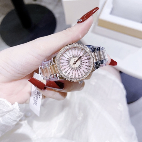 Michael Kors Layton |Nữ Giới |Demi Rose |Mặt Hồng |Dây Kim Loại |Máy Pin |Size Vừa 33mm