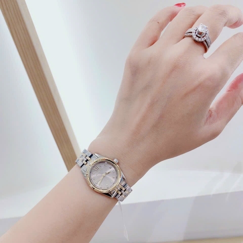 Michael Kors Lexington |Nữ Giới |Demi Vàng Gold |Dây Kim Loại |Máy Pin (Quartz) |Size Nhỏ 26mm