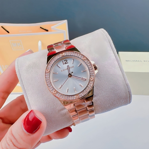 Michael Kors Mini Lenox |Nữ Giới |Rose Gold |Dây Kim Loại |Máy Pin (Quartz) |Size Vừa 33mm