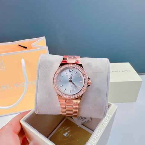 Michael Kors Mini Lenox |Nữ Giới |Rose Gold |Dây Kim Loại |Máy Pin (Quartz) |Size Vừa 33mm