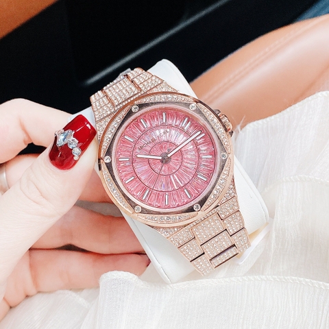 Michael Kors Oversided Lennox |Nữ Giới |Rose Gold |Dây Kim Loại |Máy Pin |Size Lớn 41mm