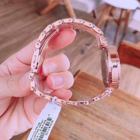 Michael Kors Parker Mini |Nữ Giới |Dây Kim Loại Mix Acetate Hồng |Máy Pin (Quartz) |Size 33mm