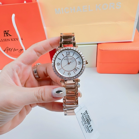 Michael Kors Parker |Nữ Giới |Rose Gold |Dây Kim Loại |Máy Pin (Máy Quartz) |Size Lớn 38mm