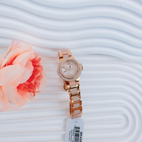 Michael Kors Petite |Nữ Giới |Mâm Xôi |Dây Kim Loại Rose Gold Mix Acetate |Máy Pin (Quartz) |Size 28mm